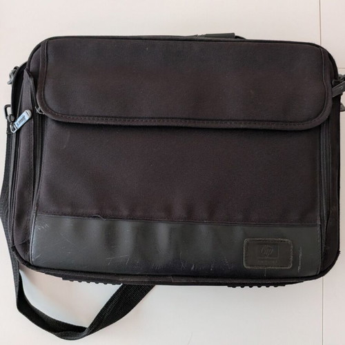 HP laptop bag used, black