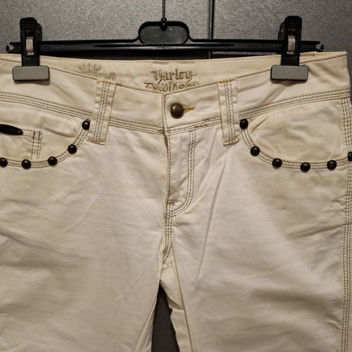 Harley Davidson women's pants like new, size M, beige