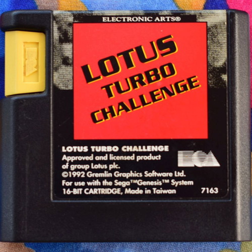 Lotus Turbo Challenge Sega Mega Drive racing game used, good to very good