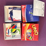 Uno & Pictionary board games used