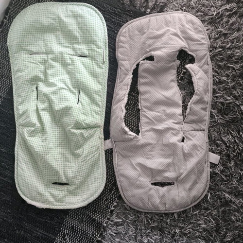 Minene stroller liners used, set of 2, double-sided terry fabric