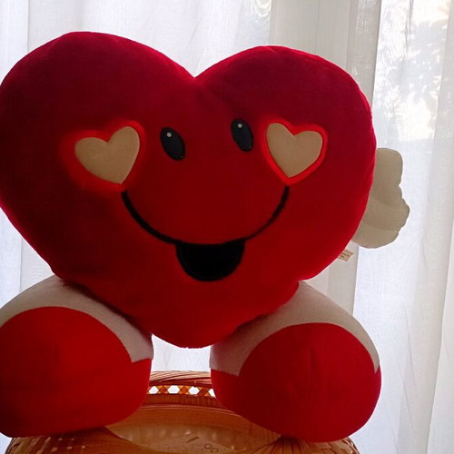 Heart doll 40x40 cm like new