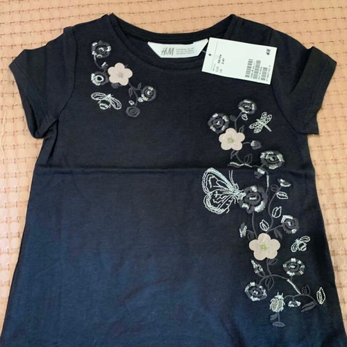 H&M Kids' T-shirt set new, size 98/104, 2 pieces