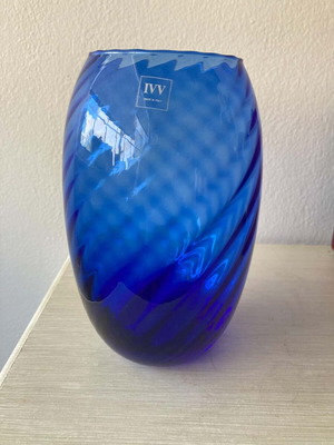 IVV γυάλινο βάζο made in Italy καινούργιο