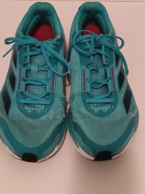 Adidas Duramo Speed men's running shoes used, turquoise, size 42