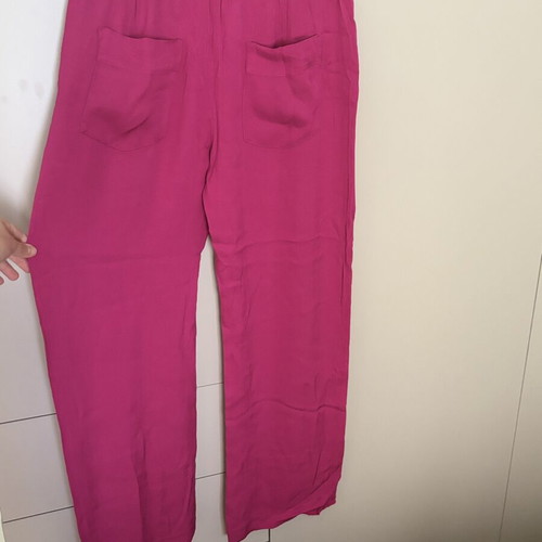 Zara fuchsia summer pants like new, size L