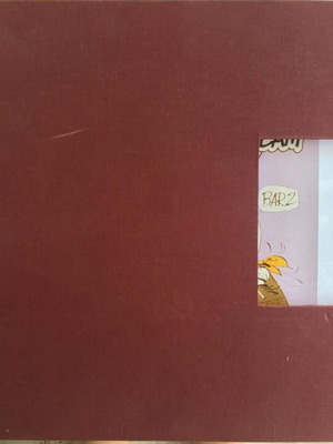 Joe Bar edition mockup comic book new, hardcover volume