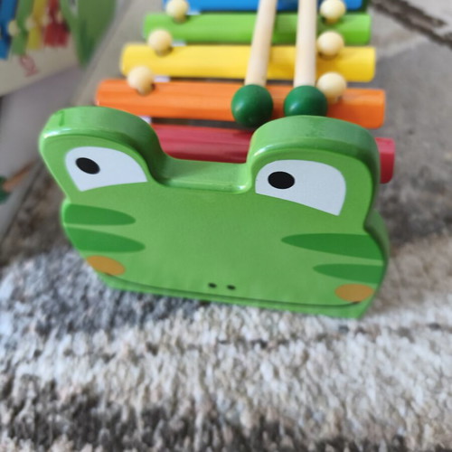Top Bright wooden frog xylophone used