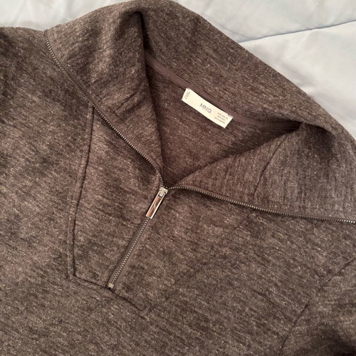 Mango dress XS new, dark gray, loose fit