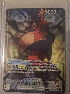 Emo Robot Leader Marshall.D.Teach card like new