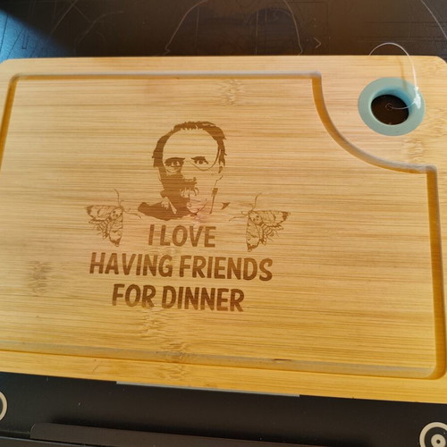 Bamboo Cutting Board 30x20cm with Engraving, New