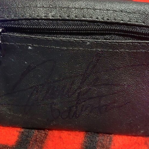 Original AEK Wallet like new, signed by Daniel Batista