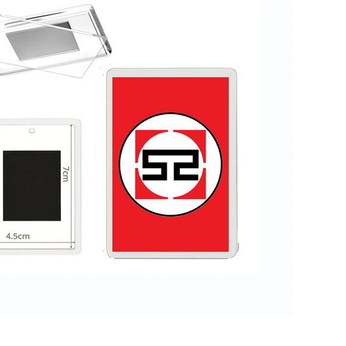 K4A Greek Propaganda Magnet with Acrylic Photo Frame