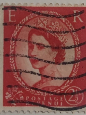 Γραμματόσημο Βασίλισσα Ελισάβετ Μεγάλη Βρετανία σφραγισμένο