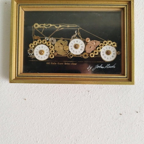 Vintage Steampunk Art 1910 Rolls-Royce Silver Ghost by John Nash like new