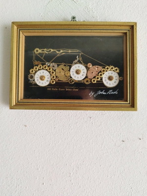 Vintage Steampunk Art 1910 Rolls-Royce Silver Ghost by John Nash like new
