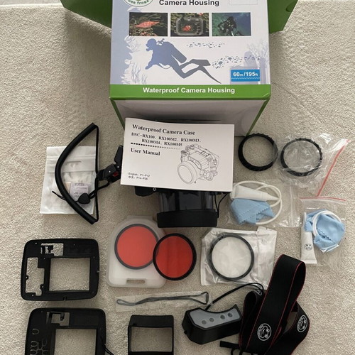 Sony RX100 i-v Sea Frog underwater housing like new, 40m