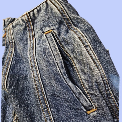 Zara Balloon Jeans like new, size 36, blue, thick warm fabric