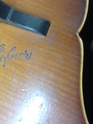 Vintage Höfner Hollow Body Archtop Electric Acoustic Guitar used