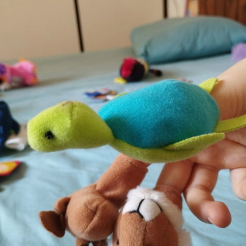 Set of finger puppets with animals new