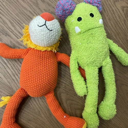 ZARA HOME plush toys like new, safe for children under 3