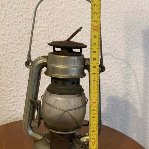 Oil lamp used, vintage