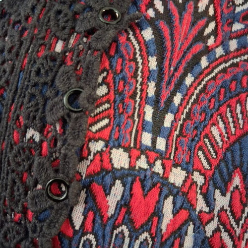 BSB dress XS used, colorful with lace detail
