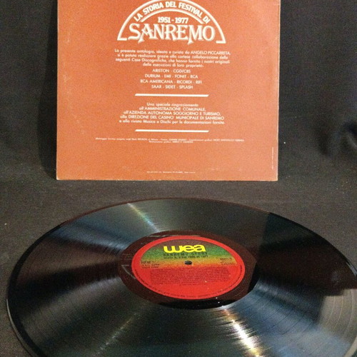 Sanremo Story vinyl record used