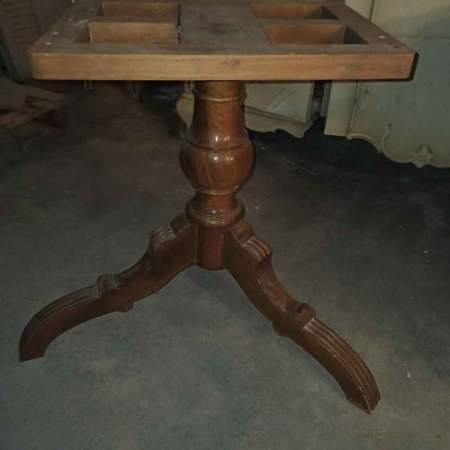 Wooden table base