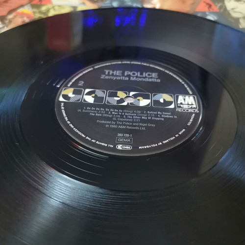 The Police Zenyatta Mondatta LP vinyl used 1980