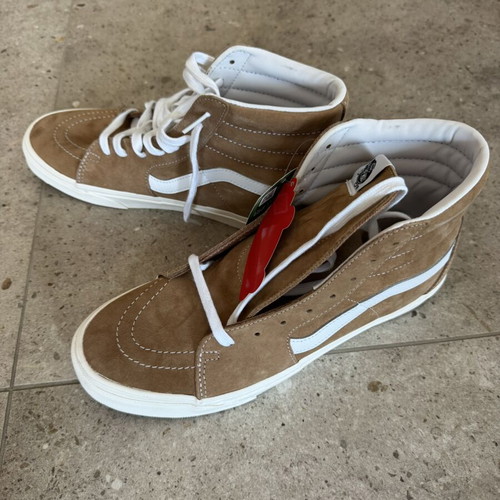 Vans high sneakers, brown, size 44
