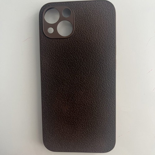 iPhone 13 cases set used, 6 pieces with leather and silicone textures