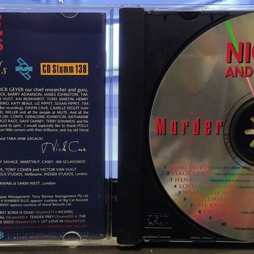 Nick Cave and the Bad Seeds Murder Ballads CD used, rock