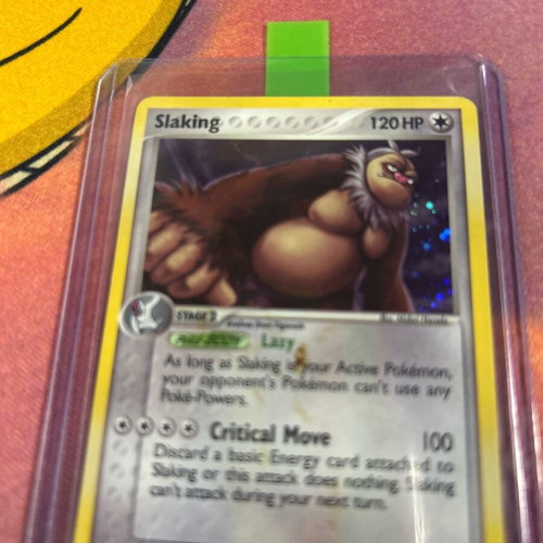 pokemon slaking card Pokemon Scarlet and Violet Surging Sparks Slaking Ex #227/191 Ultra Rare  Holo Trading Card