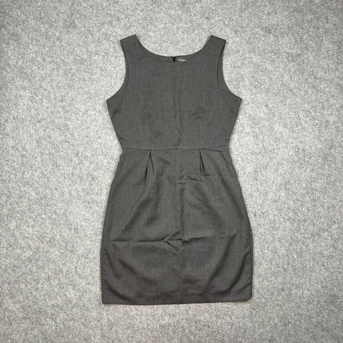 Gap sleeveless dress gray with back zipper size 36 EU like new
