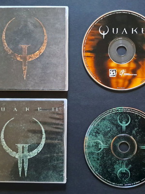 Quake 1 & 2 PC Game σαν καινούργιο, σε θήκη CD με αυθεντικό εξώφυλλο