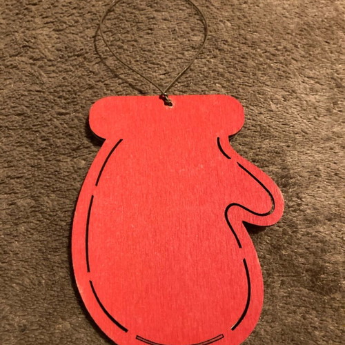 Wooden Christmas hanging ornament new