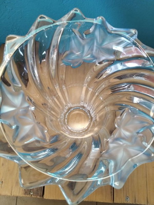 Crystal vase used, Germany
