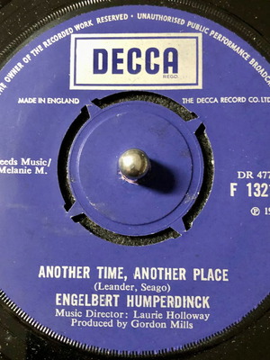 Βινύλιο Engelbert Humperdinck Another Time, Another Place μεταχειρισμένο, 7"