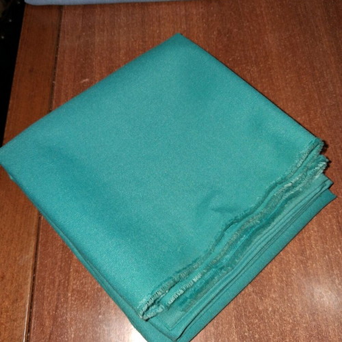 Linen fabric new, turquoise 2.5 meters double width