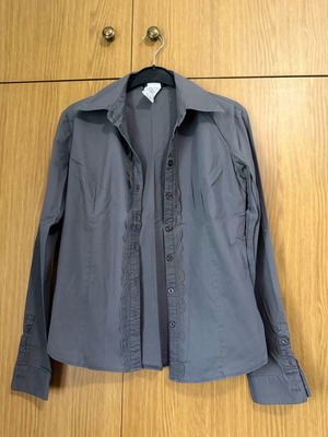 Authentic Morgan shirt like new, size M, gray