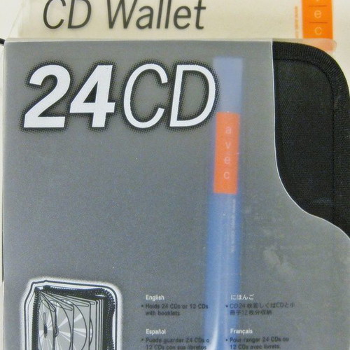 CD wallet for 24 CDs new