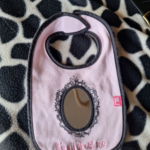 Mothercare bib with mirror like new