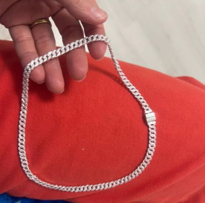 Pandora pavé Cuban necklace