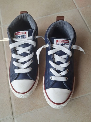 Converse All Star Mid sneakers μεταχειρισμένα, μπλε, νούμερο 34 (21 cm)