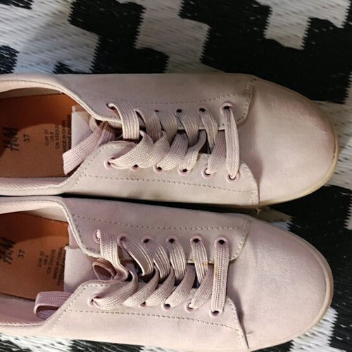 H&M pink walking sneakers like new, size 37