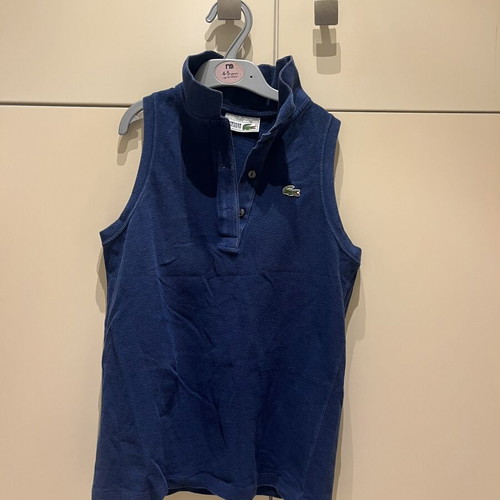 Lacoste women's top size 38 like new, blue