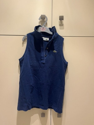 Lacoste women's top size 38 like new, blue