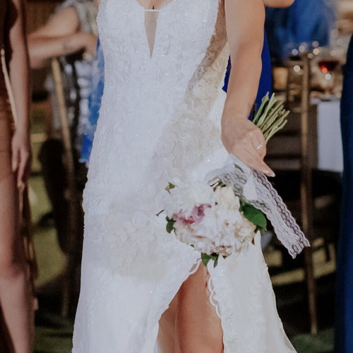 Rosa Clara Wedding Dress like new, detachable sleeves, ivory
