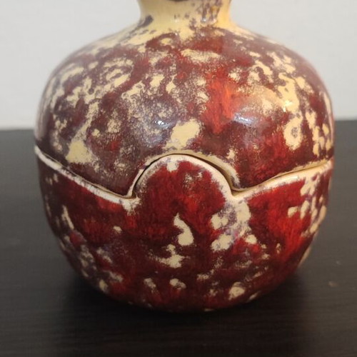 Handmade pomegranate candle holder new, height and diameter ~10cm